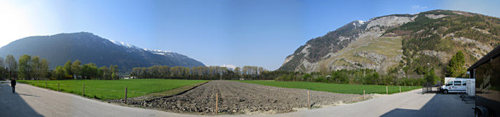 Die Berge bei Chur; Bild größerklickbar